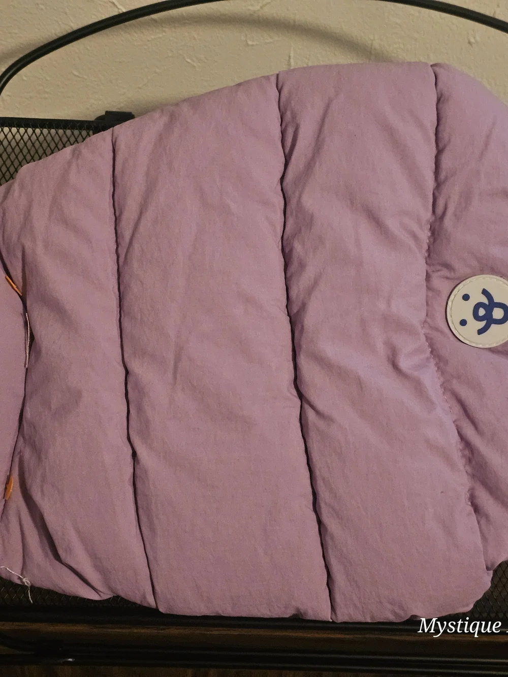 Dog Purple and Peach Quilted Pet Jacket